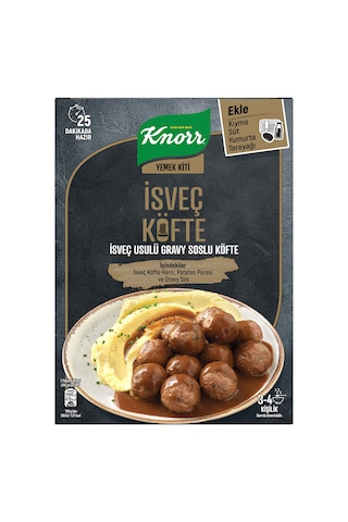 Knorr Yemek Kiti İsveç Usulü Gravy Soslu Köfte 150 G
