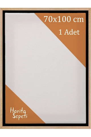 Gold Çerçeveli Tuval 70 x 100 CM Yatay & Dikey Profesyonel %100 Pamuk Boş Tablo
