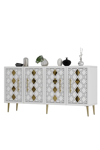 Domect Kb150 Konsol Beyaz-altın