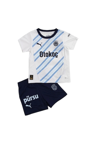 Fenerbahçe Puma 2024/25 Çocuk Beyaz Futbol Forma Takımı 77537202 Beyaz