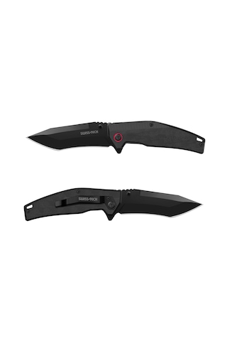 Swisstech G10 Folding Knife-black Tini Siyah