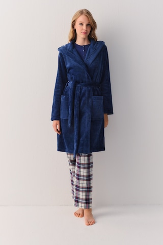 Suwen Teddy Robe Sabahlık Sh26402615303 Lacivert