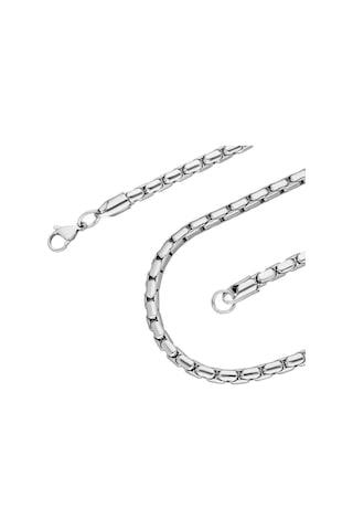 Brezza Lusso Jewelry Erkek Çelik Kolye Yılan Snake Sırtı Model Yuvarlak