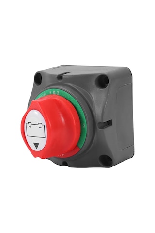 AKÜ DEVRE KESİCİ ŞALTERİ 300A 3P 12-48V 1+2 ÇİFT DEVRELİ 2 KADEME