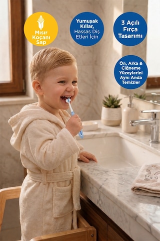 Toothhugger 3 Boyutlu Hassas Çocuk Diş Fırçası Coco