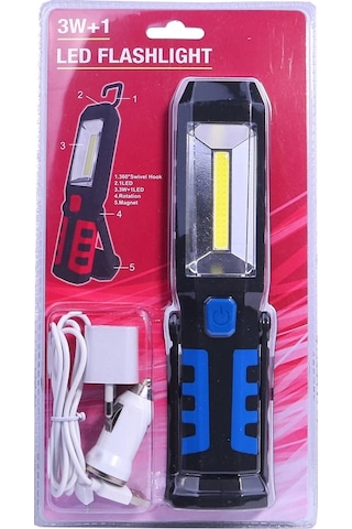 Profesyonel Şarjlı Oto Lambası Wt-293 - 9024883875884ynt Çok Renkli