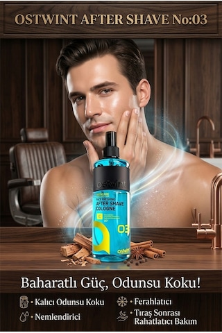 Ostwint No.3 After Shave Kolonya 400 ML