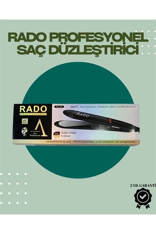 Rado Rd-446 Titanyum Seramik, 2. 5 Metre Kablo, Hızlı Isınan Saç Düzleştirici