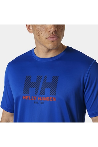 Helly Hansen Hh Tech Graphic 2.0 Erkek T-shirt-29793 Mavi