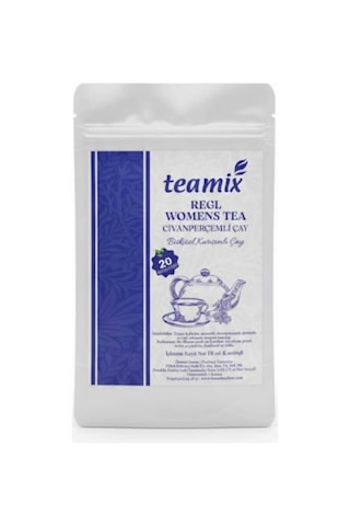 Regl Çayı Womens Tea Bitkisel Karışımlı Çay 20 Süzen Poşet Doypack Ambalaj