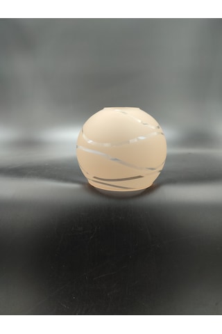 Küçük Avize Camı.küre,suyolu,somon Çap:10.00cm-duy Yuvası:3.00cm Somon