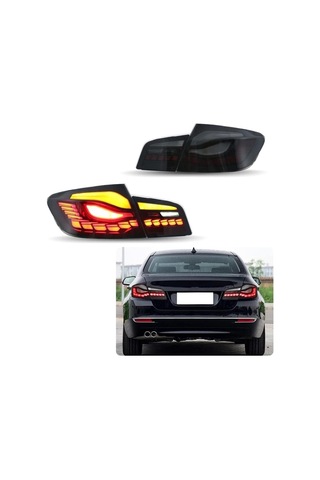 BMW 5 Serisi İçin Uyumlu F10 Dragon Led Stop - Smoke
