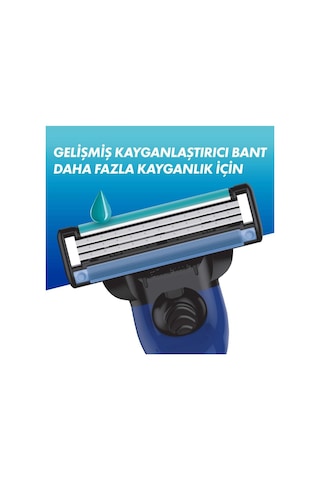 Gillette Mach 3 Sport Tıraş Makinesi + Yedek Tıraş Bıçağı 2'li