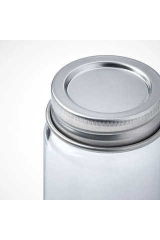 Ikea Guldfısk Gıda Kavanozu 60 Ml 8 X 4 Cm Şeffaf Krom Gümüş - Şeffaf