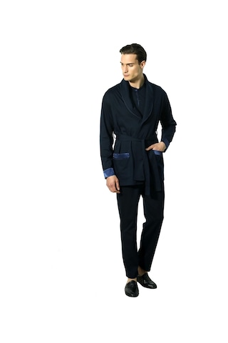 D's Damat 23003 Saten Biyeli Patlı 5'li Rob. Set Lacivert