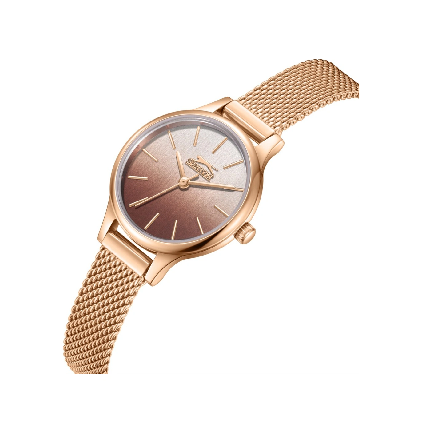 Slazenger Sl.09.2458.3.05 Hasır Kordon Metal Kasa Rosegold Kadın Kol Saati Rose Gold