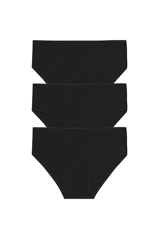 Suwen 3lü Paket Yüksek Bel Slip Külot St0040601a361 Siyah