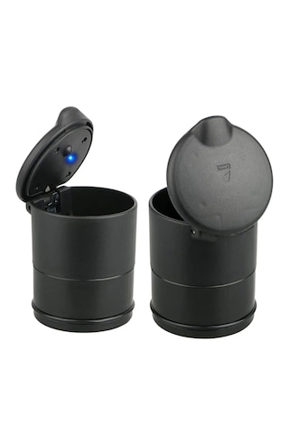 Microcase Oto Araç İçi Led Işıklı Kapaklı Küllük - Al4879