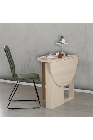 Pasifichome Middle Açılır Kapanır Mutfak Masası Meşe / Yuvarlak Yemek Masası