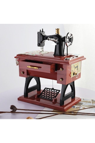 Suntek Dikiş Makinesi Müzik Kutusu Doğum Günü Pedalı Dikiş