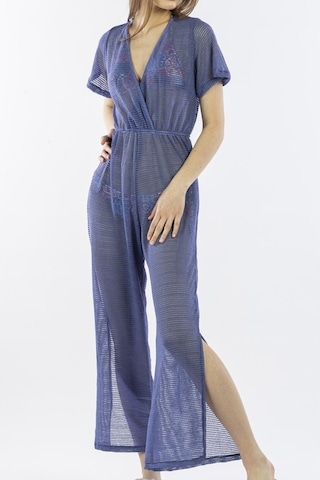 Nicoletta Lacivert Kadın Pareo Tulum Plaj Elbisesi Lacivert