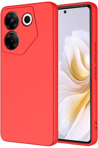 Tecno Camon 20 Pro 5g Kılıf Tchs Mara Lansman Kapak - Kırmızı Kirmizi