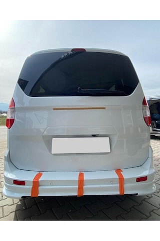 Ford Tourneo Courier 2014-2023 Boyasız Mat Siyah Arka Ek Plastik