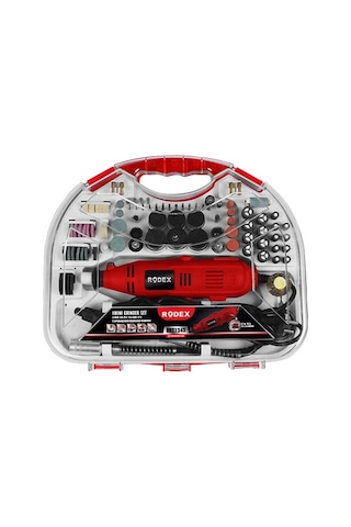Rodex RDX1343 135 W 10000-32000Rpm Bmc E. Mini Taşlama Ve Gravür Seti 210 Parça