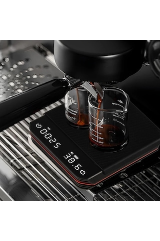 Motion003 Usb Şarj Edilebilir Kahve Tartısı 0.1g Hassasiyetli 2kg Kapasiteli Zamanlayıcılı Mini Espresso Tartısı Abs Malzeme 350mah Pil Ev Dış Mekan Kullanım -