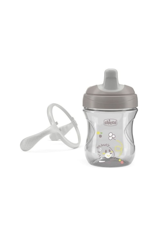 Chicco Yarı Yumuşak Uçlu Bardak Unisex Gri