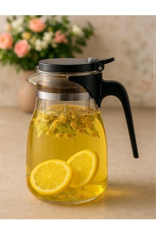 900 Ml Süzgeçli Cam Sürahi