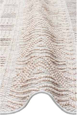 Cozy Czy 02 Grey Beige Hav Toz Vermez Modern Örgü Dokuma Makine Halısı