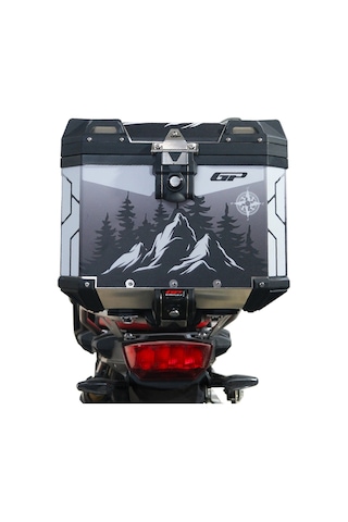 Gp Kompozit Dsn05 Universal 37 Lt Desenli Alüminyum Motosiklet Çantası Diğer
