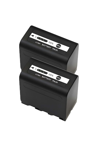 Patona NP-F970D 7800 Mah Güç Göstergeli LED Işık Bataryası 2'li Paket