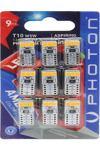 Photon T10 PH7010 W5W Led Modül Blister Turuncu Amber