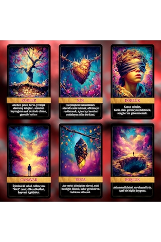 Gölge Benlik 90 Kart Açıklamalı Tarot Kehanet Destesi Ve Dijital Rehber Kitap