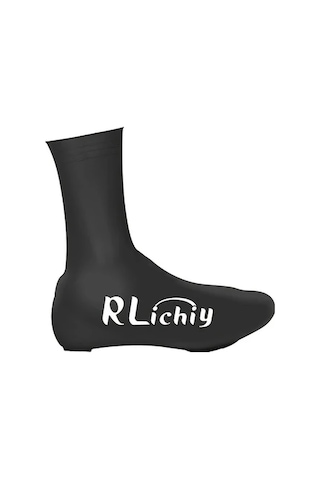 Willowhaven Siyah,l Silikon Bisiklet Ayakkabı Kılıfı Çifti Su Geçirmez Rüzgar Geçirmez Yeniden Kullanılabilir Tüm Hava Koşulları Altın