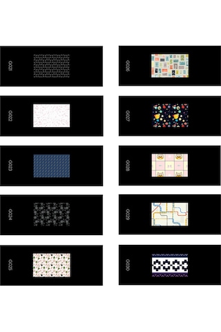 Yaozixa Godox Ak-s03 10'lu Flaş Projeksiyon Slaytları - Ak-r21 Projeksiyona Uyumlu