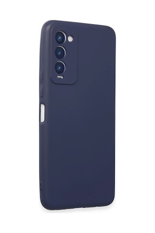 Uray Store Tecno Camon 18 Kılıf First Silikon - Lacivert