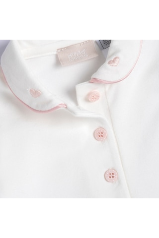 Chicco İşlemeli Polo Gömlek 09100187000000 000030 Beyaz