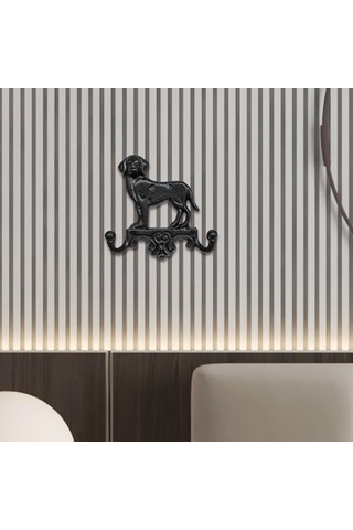 Suntek Dökme Demir Duvar Kanca Dekorasyon Antika Retro Köpek