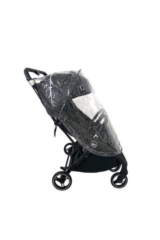 Ezh İkiz Bebek Arabası Yağmurluğu Şeffaf