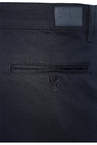 Süvari Lacivert Slim Fit Armürlü Pantolon