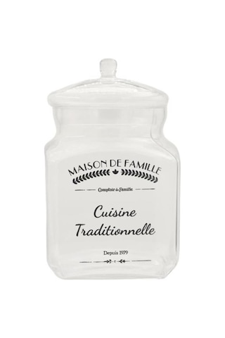 Mia CAM0362 Cam Kapaklı Saklama Kabı 23 CM Çok Renkli