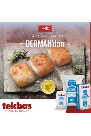 Tekbaş Un Lüks Ekmeklik ve Unlu Mamüller Unu 25 KG