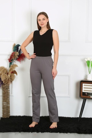 Akbeniz Kadın Pamuklu Tek Alt Pijama 27525-vizon Vizon