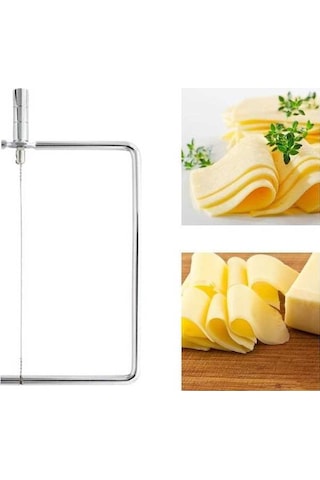 Createtech Paslanmaz Çelik Peynir Dilimleyici - Pratik Sabun Kesici Paslanmaz Çelik