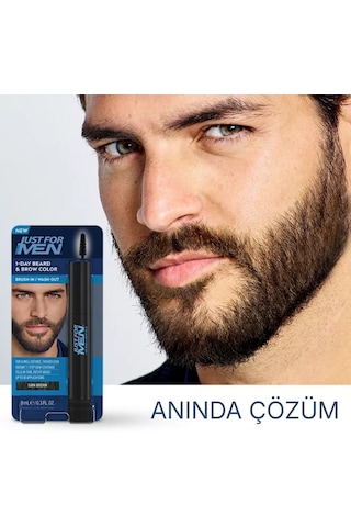 Günlük Sakal & Kaş Beyaz Kapatıcı - Koyu Kahve