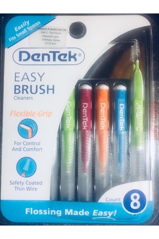 Dentek İnce Yüzeyli Arayüz Fırçası 8'li