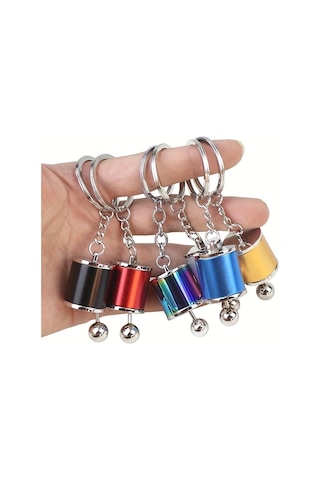 Sunshine022 Mavi Araç Vites Kolu Anahtarlık Mini Şanzıman Modeli Anahtar Aksesuarı